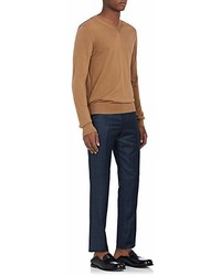 Paul Smith Checked Wool Flat Front Trousers