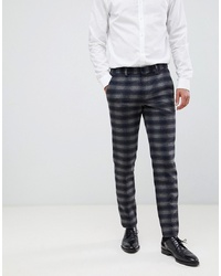 Jack & Jones Premium Suit Trouser In Slim Fit Check