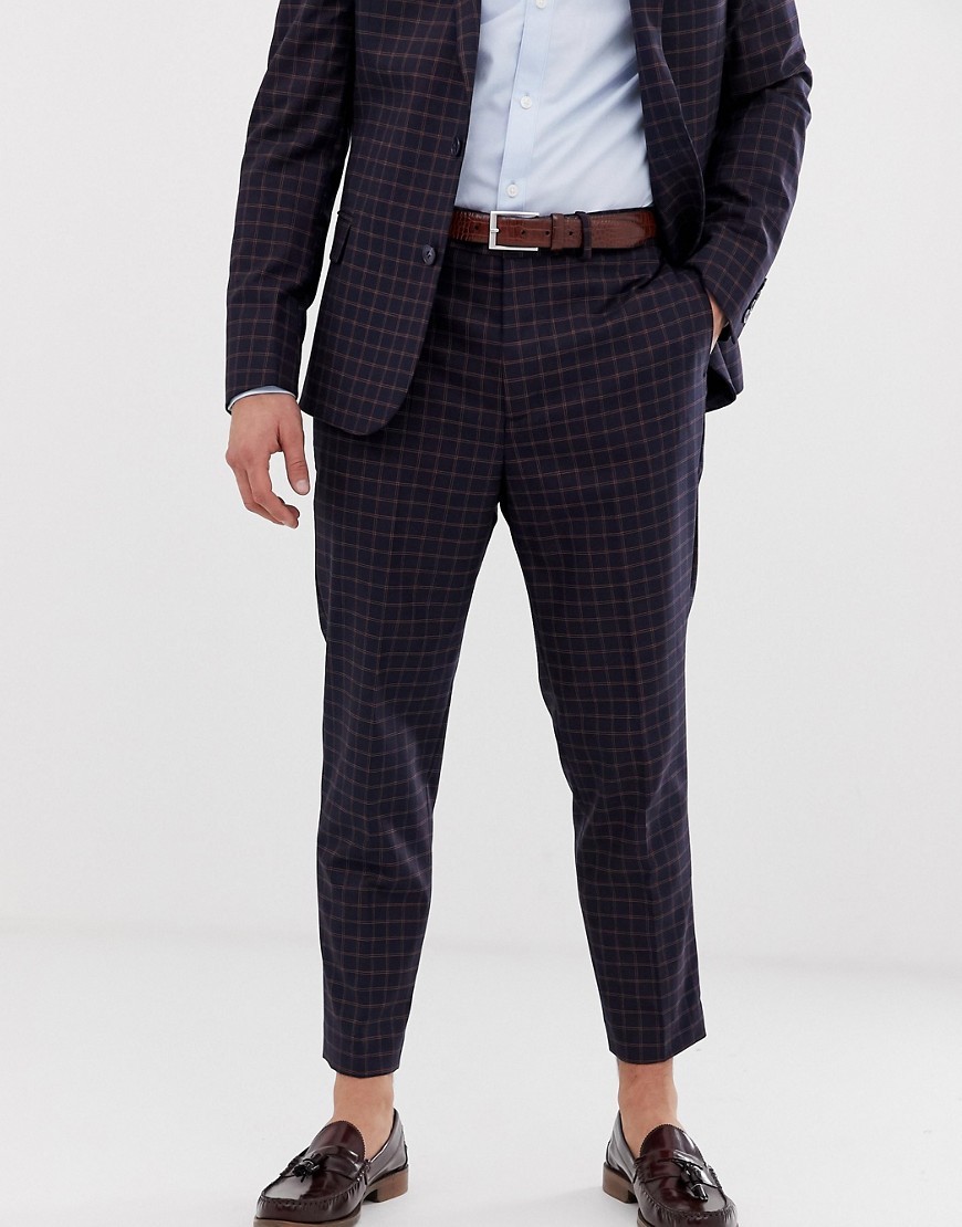 Men's Naples Gurkha Italian Business Pants Paris Buckle Suit Tapered  Trousers | eBay