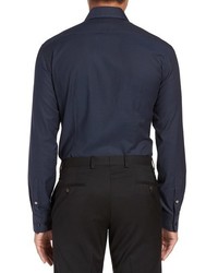 John Varvatos Star Usa Soho Slim Fit Check Stretch Dress Shirt