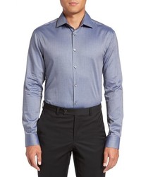 John Varvatos Star Usa Soho Slim Fit Check Stretch Dress Shirt
