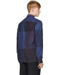 Stephan Schneider Blue Check Flannel Shirt