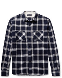 Alex Mill Checked Brushed Cotton Flannel Shirt
