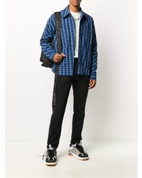 Off-White Checkered Flannel Shirt
