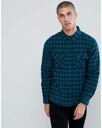Another Influence Flannel Check Shirt With Twin Pocket