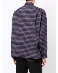 Undercover Patch Pocket Check Flannel Shirt