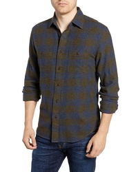 Faherty Seasons Check Flannel Shirt