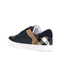 Burberry Checked Panelled Sneakers