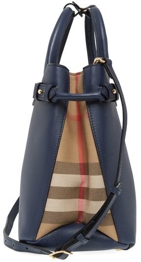 Burberry Medium Banner House Check Leather Tote, $1,595 | Nordstrom |  Lookastic