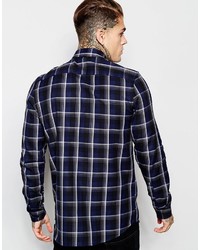 Asos Brand Check Shirt With Long Sleeves