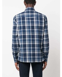 Brunello Cucinelli Checked Long Sleeve Shirt