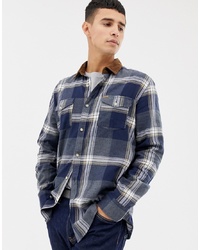 ONLY & SONS Checked Shirt With Cord Collar