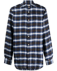 Kiton Checkered Buttoned Shirt