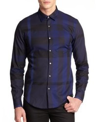 Burberry Southbrook Check Cotton Sportshirt