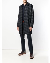 Ps By Paul Smith Check Single Breasted Coat