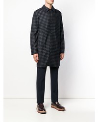 Ps By Paul Smith Check Single Breasted Coat