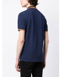 Fred Perry Checkerboard Print Polo Shirt