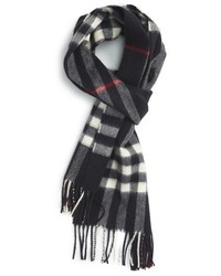 Burberry Heritage Check Cashmere Scarf