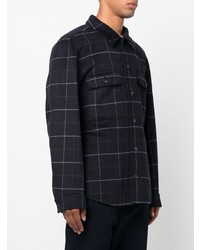 Vince Checked Double Pocket Overshirt