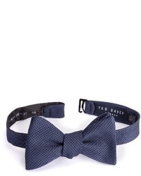 Ted Baker London Check Silk Wool Bow Tie