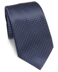 Ermenegildo Zegna Checkered Silk Tie