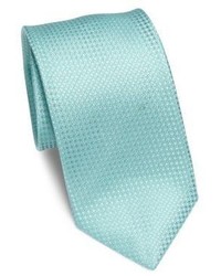 Brioni Micro Checkered Silk Tie