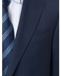 Z Zegna Checked Slim Fit Suit