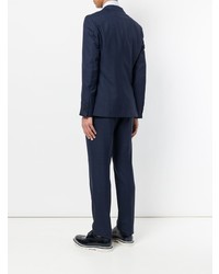 Z Zegna Checked Slim Fit Suit
