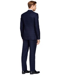 Brooks Brothers Regent Fit Three Piece Golden Fleece Windowpane Suit