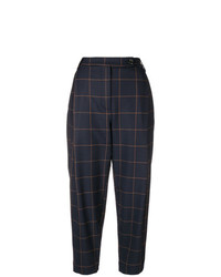 Nine In The Morning Check Tapered Trousers