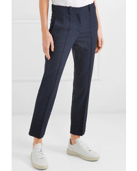 Maje Checked Twill Tapered Pants