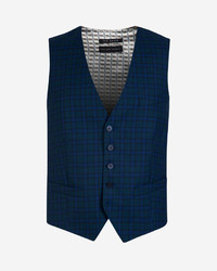 Ted Baker Teleafw Checked Wool Suit Vest