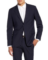 Theory Chambers Thurlow Slim Fit Check Wool Sport Coat