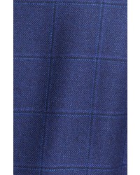 Canali Classic Fit Windowpane Wool Cashmere Sport Coat