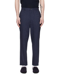 Ps By Paul Smith Blue Check Trousers