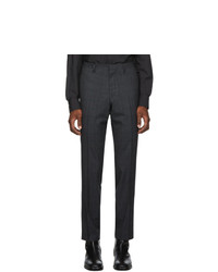 Tiger of Sweden Navy Wool Check Todd Trousers