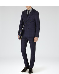 Reiss Constantine Double Breasted Wool Suit