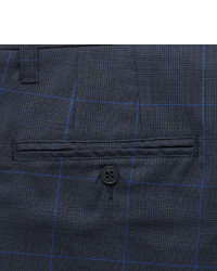 Oamc Tapered Checked Wool Trousers