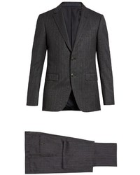 Lanvin Attitude Fit Prince Of Wales Checked Wool Suit