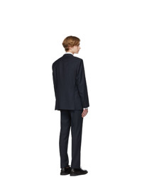 BOSS Blue Micro Check Wool Huge 6genius 5 Suit