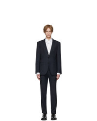 BOSS Blue Micro Check Wool Huge 6genius 5 Suit