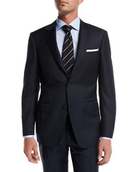 Canali Check Super 130s Wool Two Piece Suit