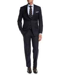 Canali Check Super 130s Wool Two Piece Suit