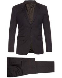 Givenchy Checked Slim Fit Wool Suit