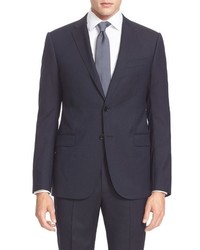 Armani Collezioni Classic Fit Check Wool Suit