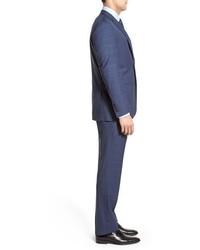 Hart Schaffner Marx Classic Fit Windowpane Wool Suit