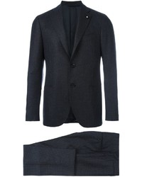 Lardini Checked Formal Suit