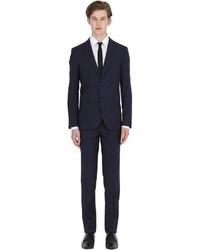 Manuel Ritz Slim Fit Micro Check Wool Suit