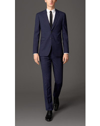Burberry Modern Fit Travel Tailoring Check Wool Suit