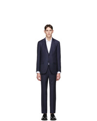 Ermenegildo Zegna Navy Wool Milano Easy Suit